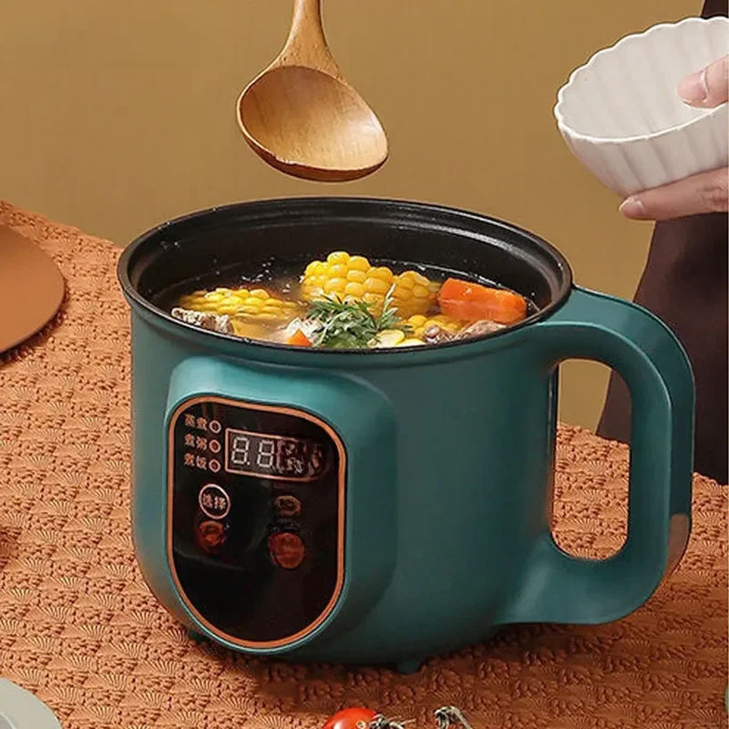 AliExpress - Elektrische Hot Pot Herd Multicooker Eintopf Eintopf Heizung Eier Suppe Pfanne Nudeln Dampfer Reiskocher Kochtopf EU Stecker