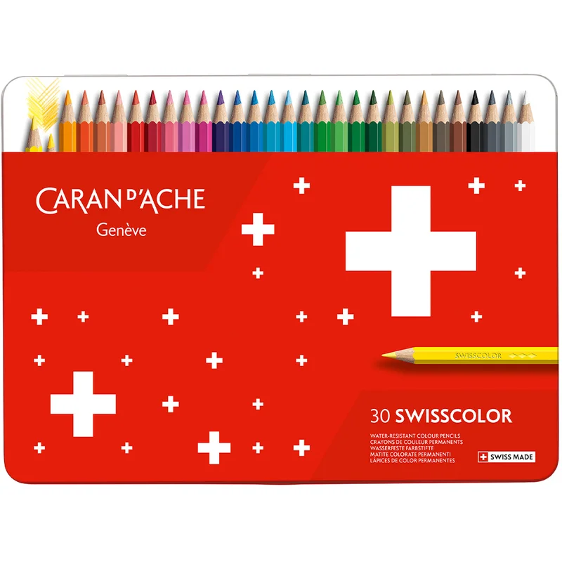 Caran d'Ache Swisscolor Farveblyanter 30 sæt