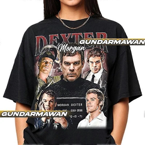 Limited Dexter Morgan Vintage T-skjorte, Gave til kvinne og mann Unisex T-skjorte | Timnashsuhushs101[HK]