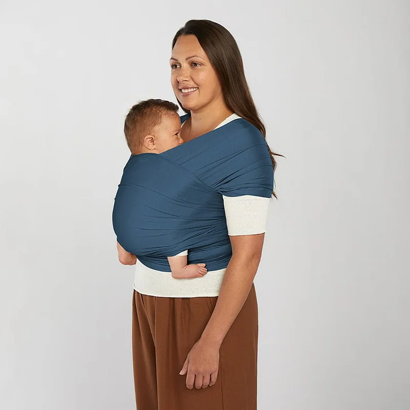 ergobaby Aura Wrap Mesh Strækvikle Twilight Navy, Børn & Forældre, Babyudstyr, Vikler