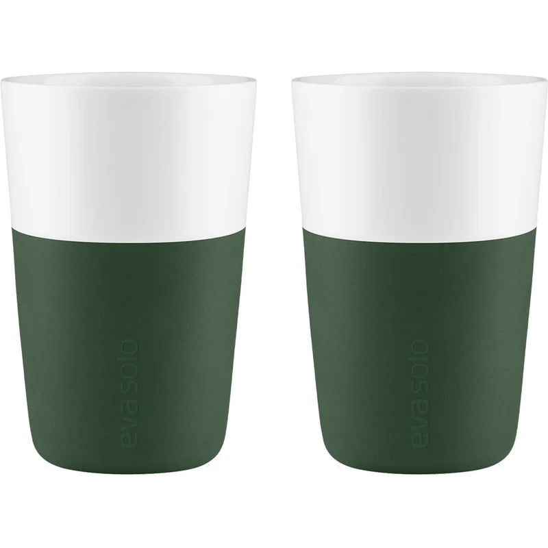 Eva solo Cafe Latte-krus 2 stk, emerald green | KitchenOne