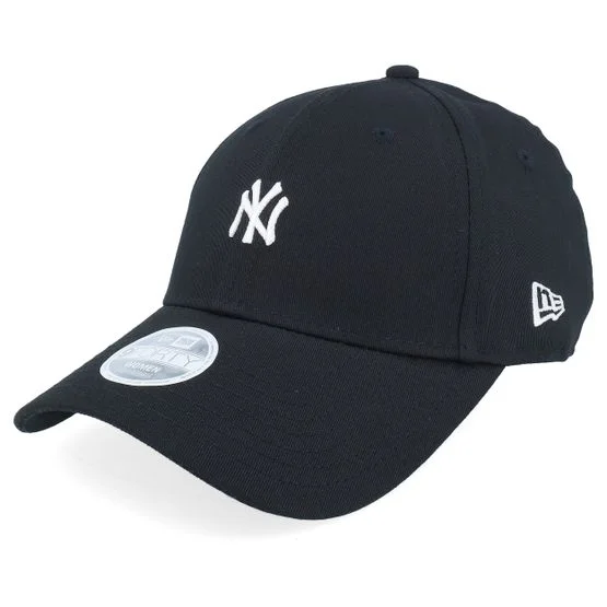 New Era - MLB Nero adjustable Cappellino - New York Yankees 9FORTY Black/White Adjustable @ Hatstore