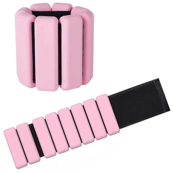 2 ST Ankelvikter Justerbara Handledsvikter för Träning Promenader Jogging Yoga Aerobics Pilates Viktarmband 900G