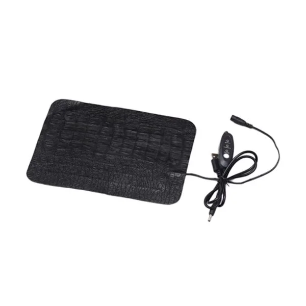 Krybdyr Varmepude Ridsefast USB PU Varmepude 3 Hastigheder Temperaturjustering Krybdyr Isoleringspude