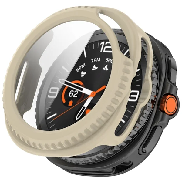 Etui til Samsung Galaxy Watch 8 Classic 46mm (Elfenbenshvid)
