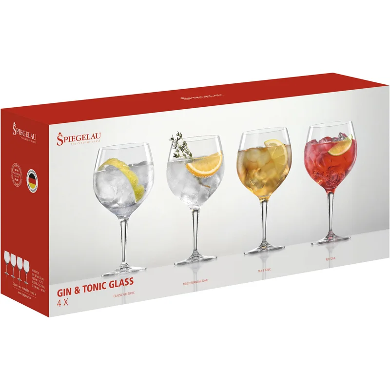 Spiegelau Gin och Tonic Glas 4-pack | Dukning & Servering > Glas > Cocktail- & Drinkglas > Drinkglas | Bagaren och Kocken