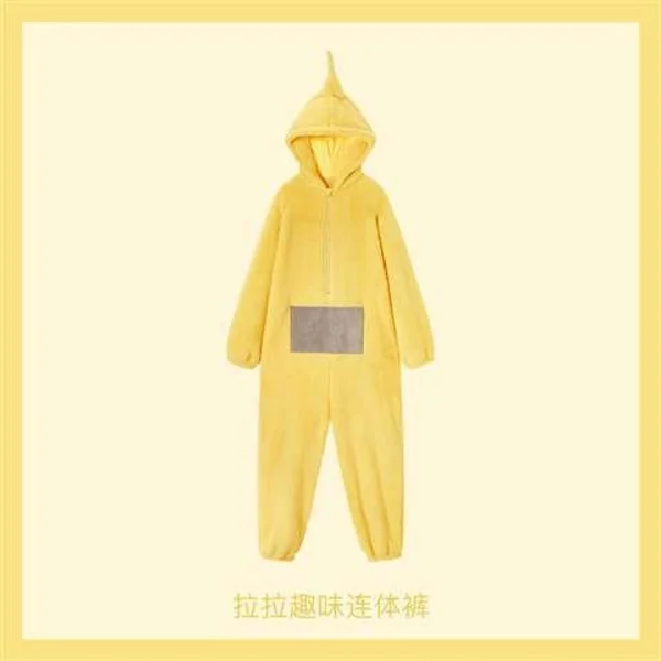 Teletubbies Kostume Voksne Cosplay Dyre Sleepwear Jumpsuit Po Teletubbies Voksen M - Perfekt