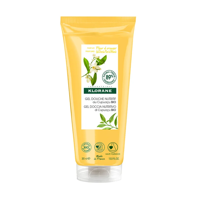 Klorane Gel Doccia Nutritivo Profumo Fiore d'Arancio 200ml - Bagno e Doccia