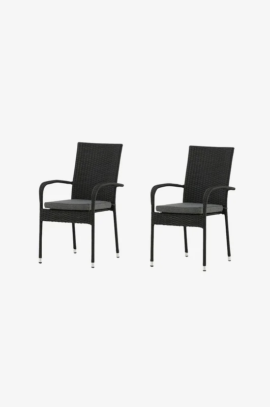 Venture Home - Anna Ruokapöydän tuoli 2 pack - Musta - Ruokapöydän tuolit - - Homeroom