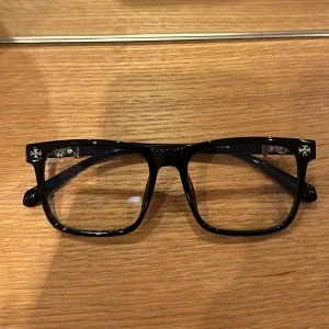 Chrome heart glasses