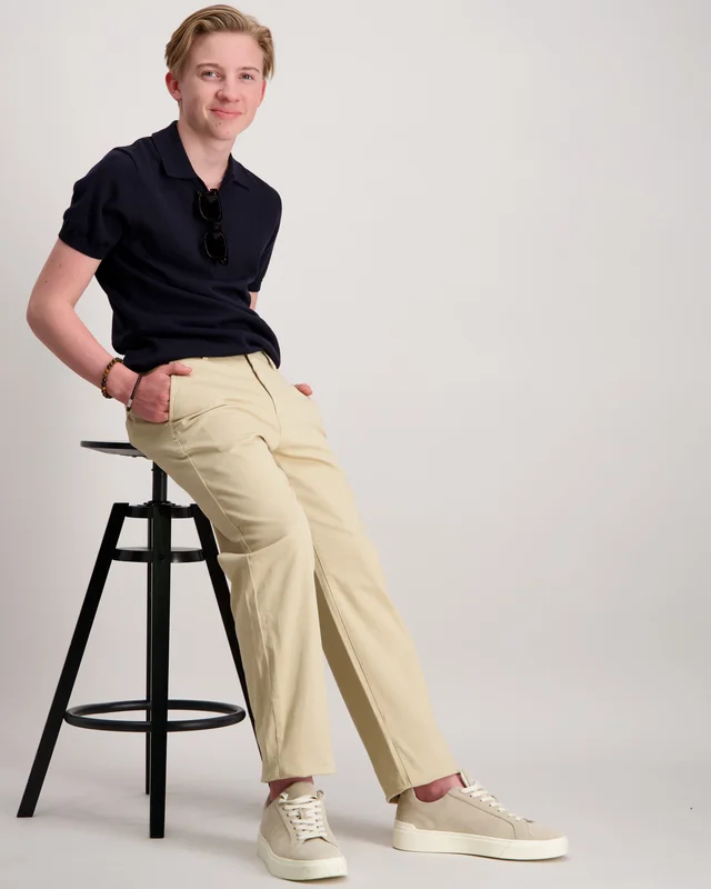 RYVLS Liam Chinos Beige Broeken Jongens - Kids Brand Store