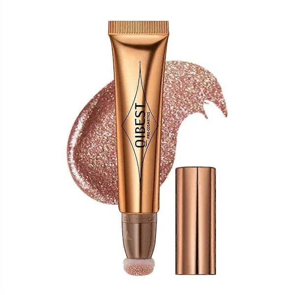 Flydende Contour Stick med Pudeapplikator, Naturlig Mat Creme Highlighter og Bronzer 05 Rose