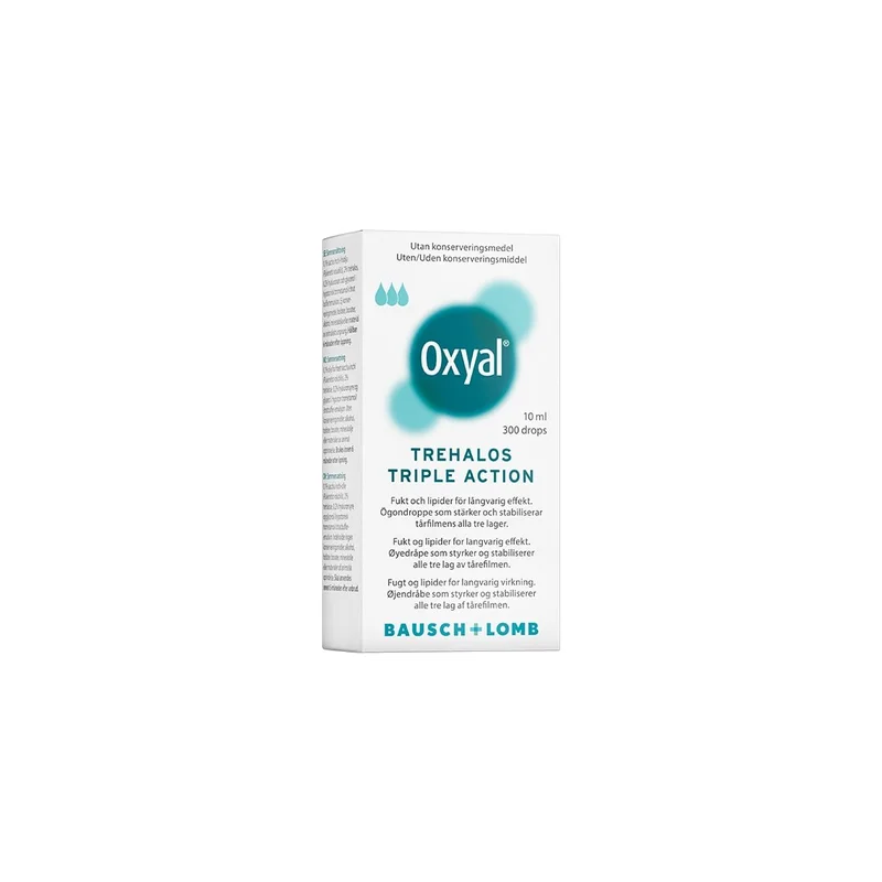 Oxyal Trehalos Triple Action - Ögondroppar 10 ml