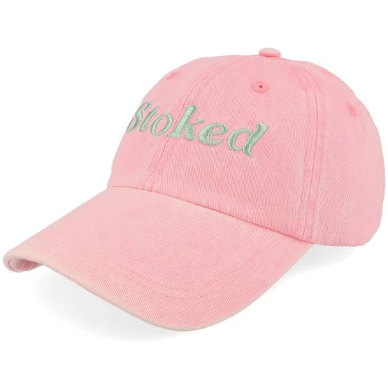 Billabong - Pink unconstructed Czapka Z Daszkiem - Womens Stocked Cap Pink Sunset Dad Cap @ Hatstore