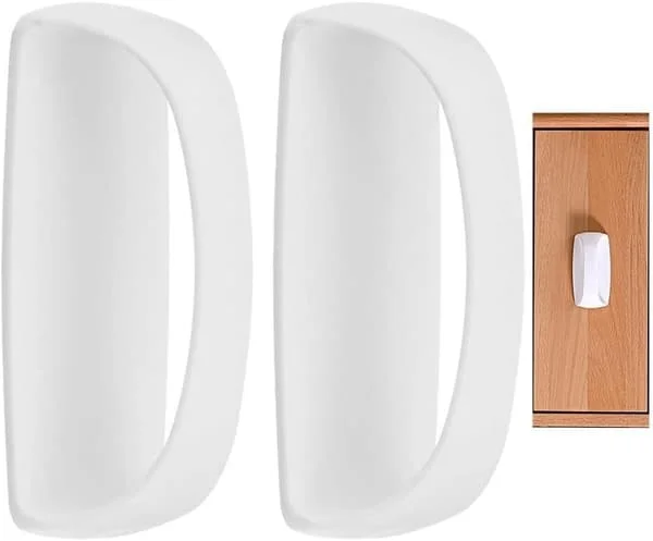 2 st självhäftande skjutdörrhandtag, lådhandtag självhäftande lådhandtag