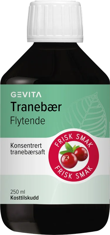 Gevita Tranebær flytende 250 ml