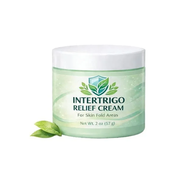 Intertrigo creme til mavefolder, hudfold barrierecreme med zinkoxid og undecylensyre, hurtigtørrende, ikke-fedtende daglig pleje til friktionsudsatte 