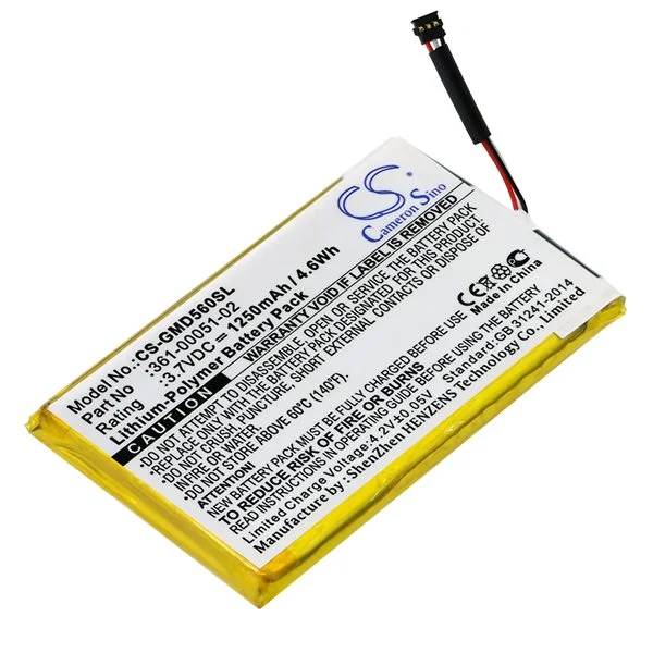 Batteri for navigator, GPS for Garmin Dezl 560LMT, Dezl 560LT, Dezl 650LM og andre.