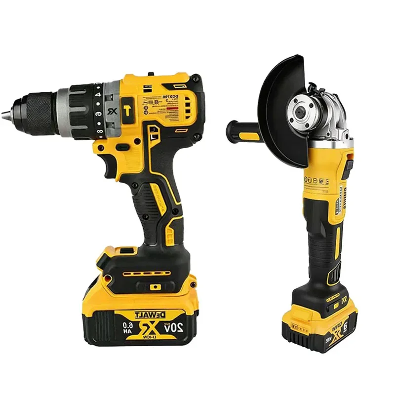 AliExpress - Ensemble d'outils électriques sans fil DEWALT 20V, meuleuse d'angle sans balais DCG405NT et perceuse-visseuse DCD796, pour l'entretien 