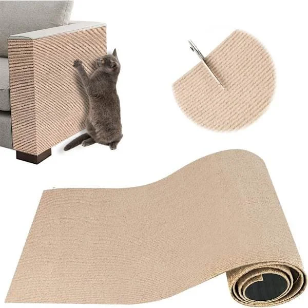Kissan raapimispuu 30 x 100 cm Kissan raapimismatto Lelu kissanpennuille Naarmuuntumaton kissan huonekalusuojus sohvalle Raapimispuu Kiipeilyseinä 