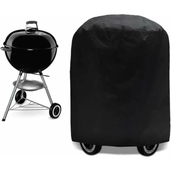 BBQ-trekk BBQ-presenning Grilltrekk Anti-UV/Anti-vann/Anti-fuktighet Vanntett Utendørs Grill Grill Svart for Weber, Holland,-70 x 70cm