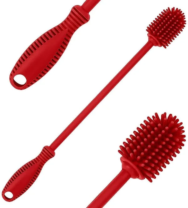 Silikon Flaskborste - Flaskrengöringsborste - Silikonborste - Flaskborste