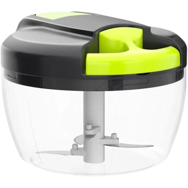 Manual Food Chopper, Manual Food Processor Vegetable Chopper, Kitchen Hand Food Shredder, Onion Cutter, Dicer (520ml)