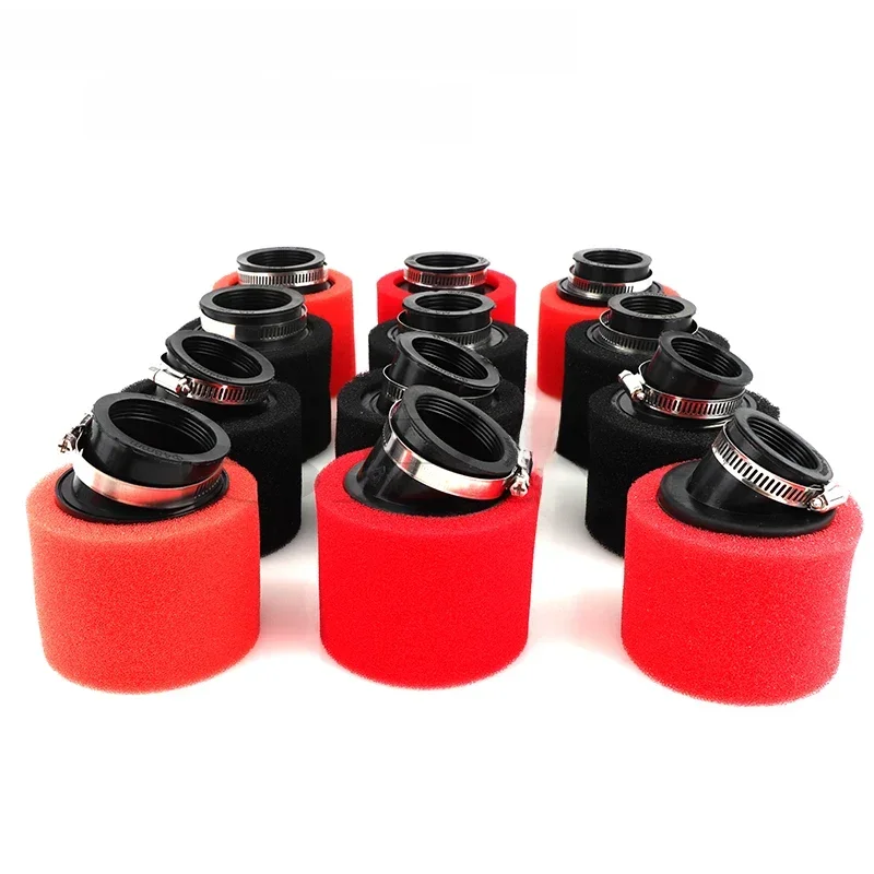 AliExpress - 35mm 38mm 42mm 45mm 48mm 50mm Rechteck und Biegung Ellbogen hals Schaum Luftfilter Schwamm reiniger Moped Roller Dirt Pit Bike Fahrrad