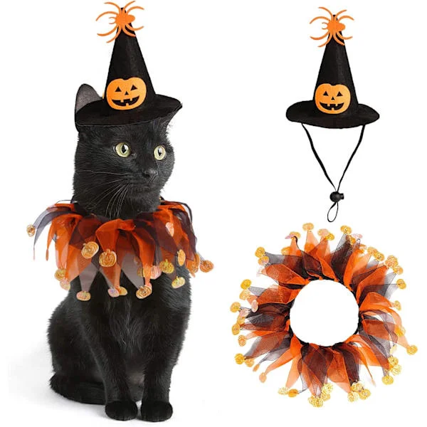 Katte Kostume Dragt Små Hunde og Katte Tutu Krave og Hat Sjov Co