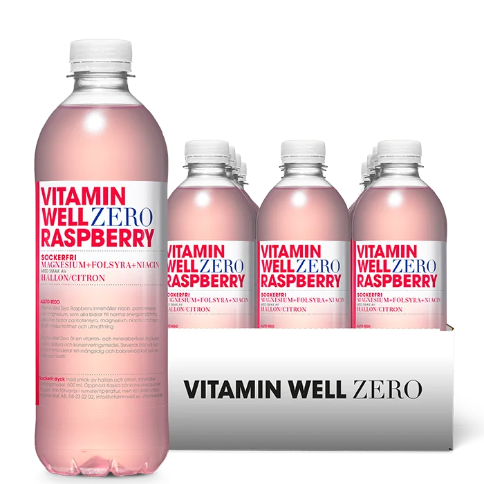 12 x Vitamin Well Zero Vitamin juoma 500 ml