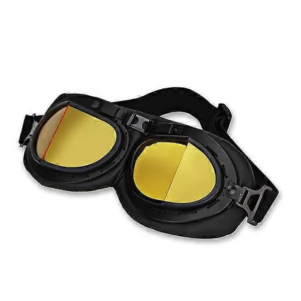 Retro Motorcykelhjälm Glasögon Vintage Goggles Motorcykel Scooter Glasögon UV För Hjälm