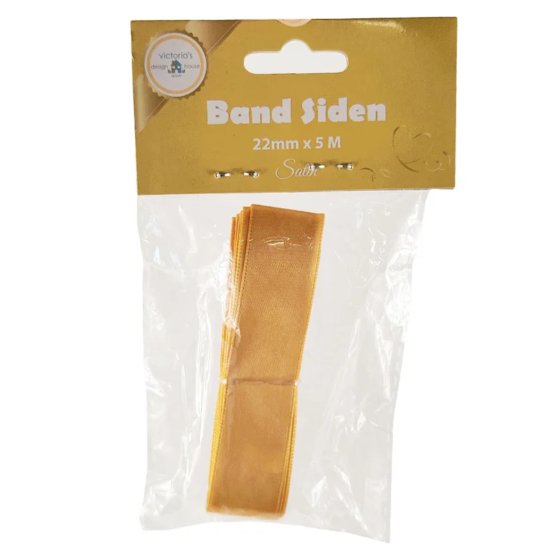 Silkebånd Guld