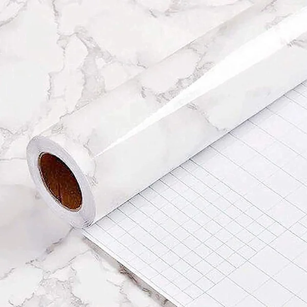 Selvklebende folie bord dør klistremerke glanset benkeplate klistremerke tapet hylleforing klistremerke grå møbelklistremerke (60cmx200cm, grå)