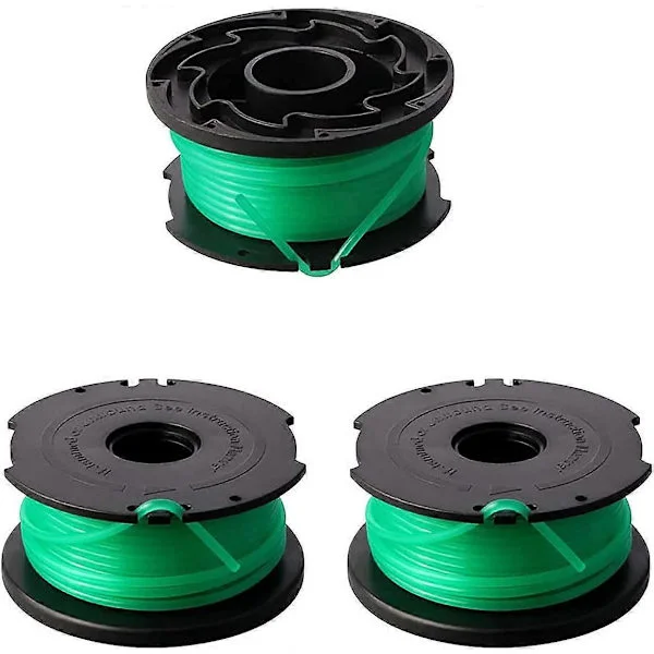 Siimatrimmerin puolalanka, yhteensopiva Black and Decker SF-080-BKP 20ft 0080 GH3000 LST540 GH3000R LST540B -mallien kanssa, sisältää 90583594 