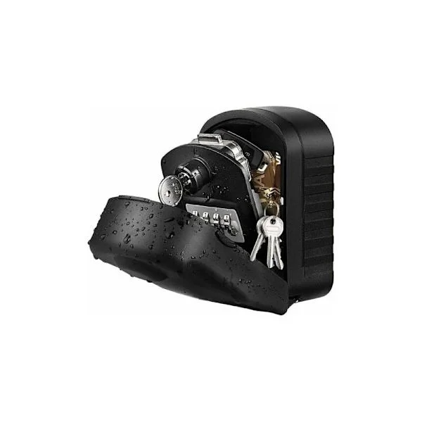 Large Key Safe with Code and Emergency Key, Wall Mounted