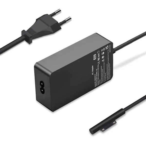 65W Microsoft Surface Laptop Notebook-lader Kompatibel med Surface Pro 8 X 7 6 5 4 3