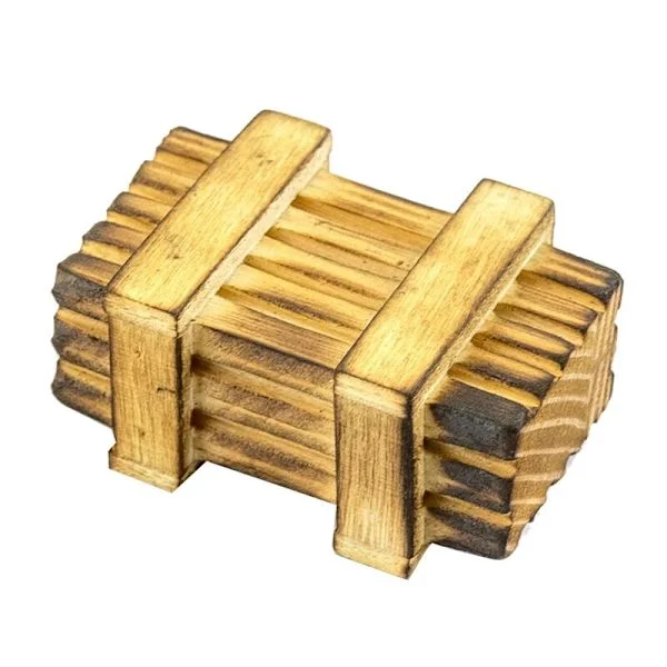 2 stk RC Bil 1/18 Skala Tilbehør Dekoration Træpalle Trækasse Mini Legetøj til Axial UTB18