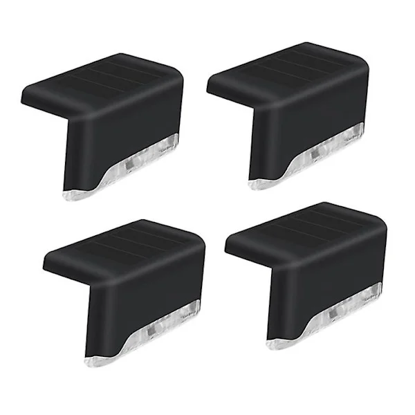 4-pack Solcells Trappbelysning, Vattentät LED Solcells Trappräcke Ljus
