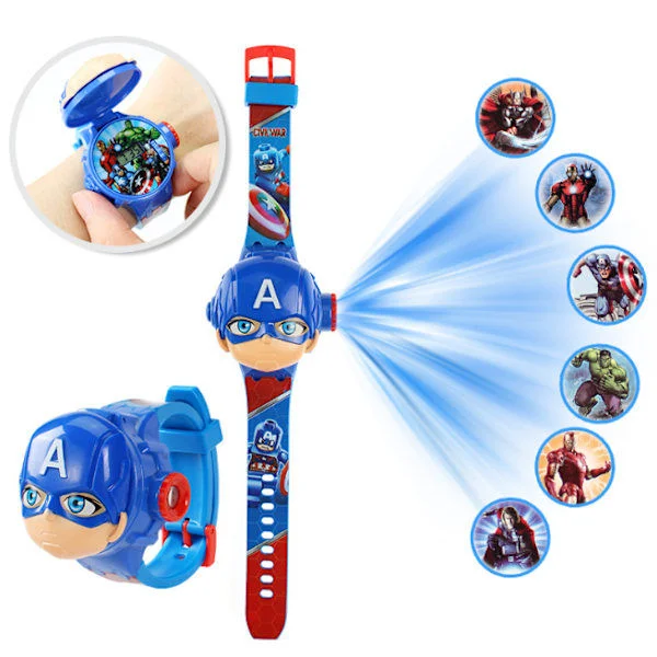 Kids Projection Watch, Kids Watch Toy, Birthday Gift and Anniversary Gift, Toy Gift Captain America-yux Captain America Captain America