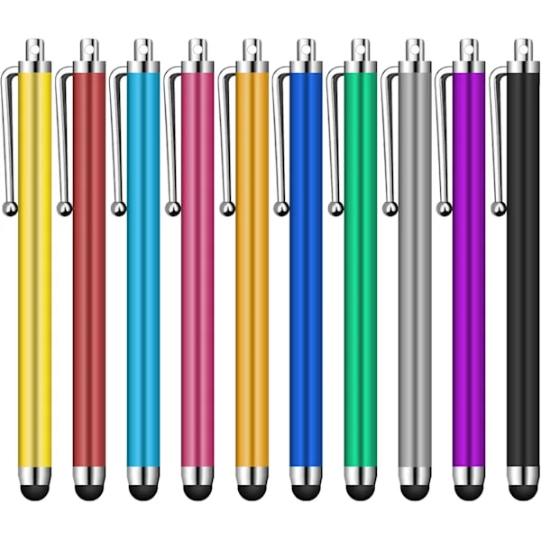 Penna Flerfarget Universell Kapasitiv Pekeskjermpenn for iPad Tablets iPad Mini iPad Pro iPad Air med Ultrafølsom Presisjonsskriving Tegning