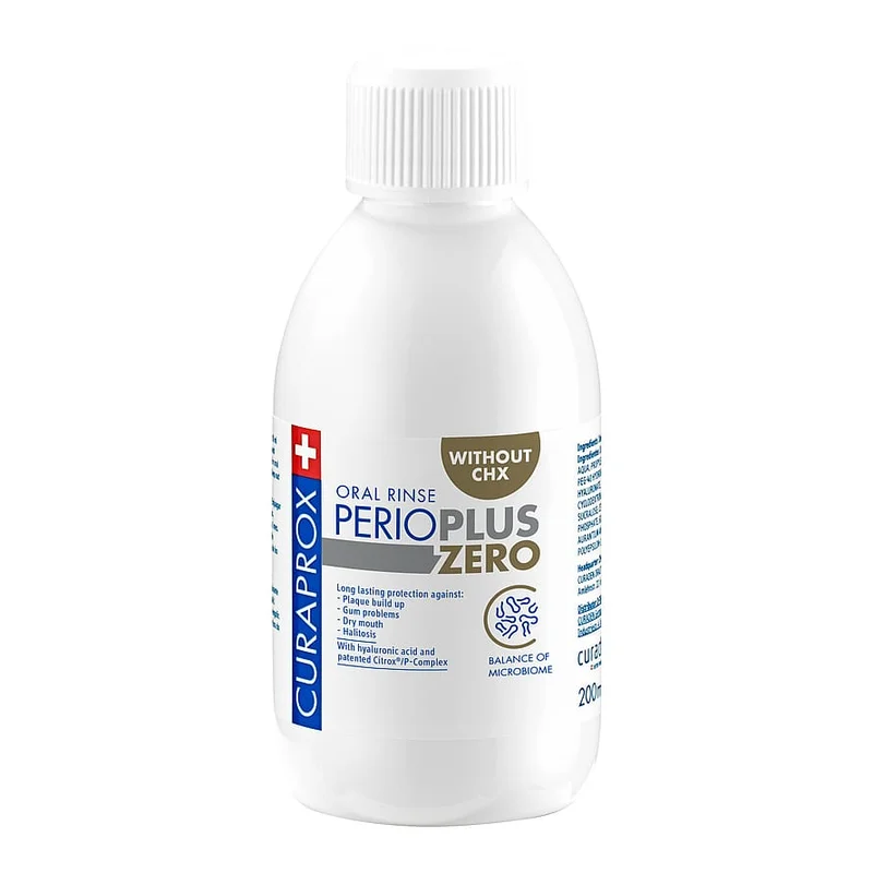 Curaprox Perioplus Zero Mundskyld for Mundtørhed 200 ml, Medicin & Pleje, Mund & Tandpleje, Mundskyl