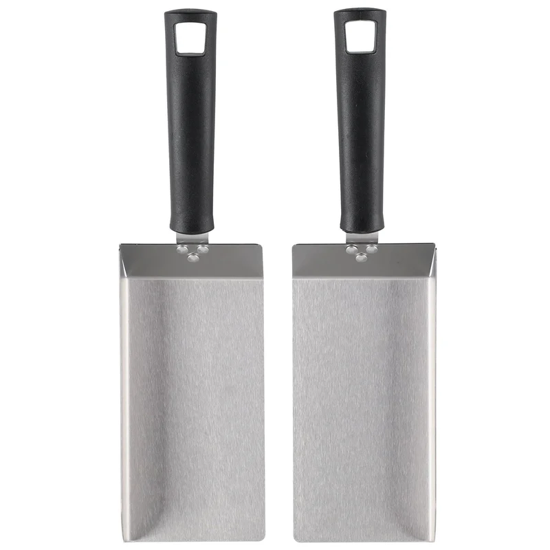 Mustang Stegespadesæt til plancha grill, 2 stk. - Rustfrit stål, sort | KitchenOne