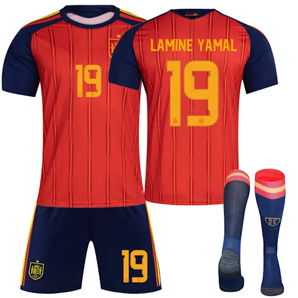 2026 World Cup Spain Home Jersey No. 19 Yamal Home-FX-