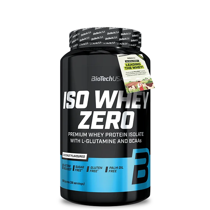 Biotech USA Iso Whey Zero Laktosreducerat Vassleproteinisolat 908 g