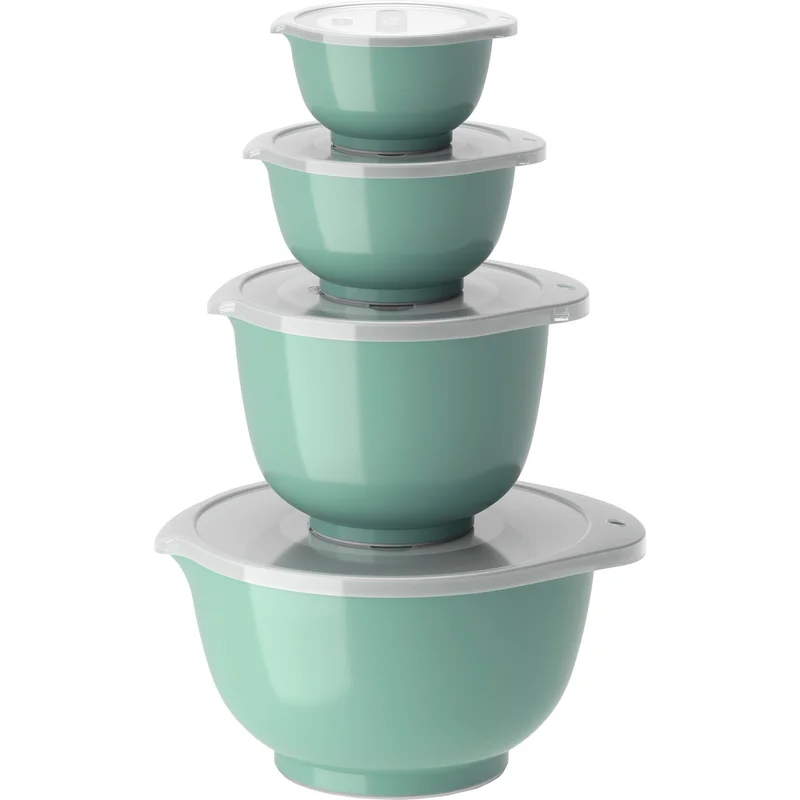 Rosti NEW Margrethe skåle 0,25 + 0,5 + 1,5 + 3 liter, nordic green | KitchenOne