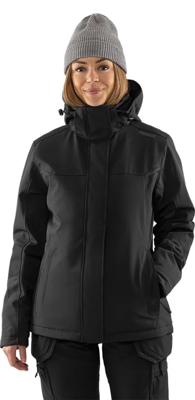 Arbetskläder Fristads Dam Softshell vinterjacka stretch 1420 GSW, dam, Svart