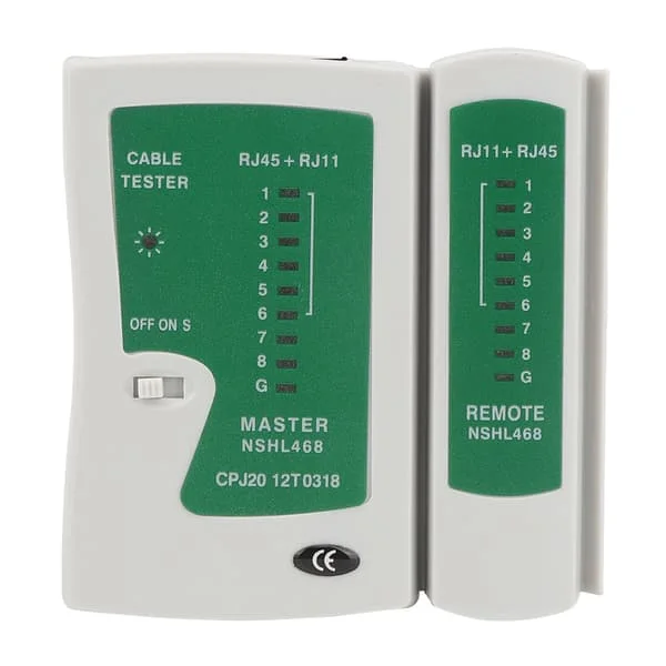 YG468 Multifunksjonell RJ45 RJ11 Kabeltester Rask Nøyaktig Nettverk Telefonlinje Testeverktøy
