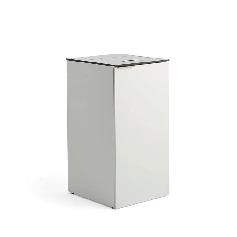 Lajittelukaappi CELSIUS, valkoinen, 1 x 120-litrainen astia
