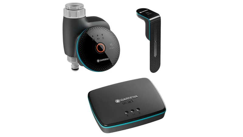 Gardena Smart 970826501 Bevattningsdator med gateway och sensor, Bevattning