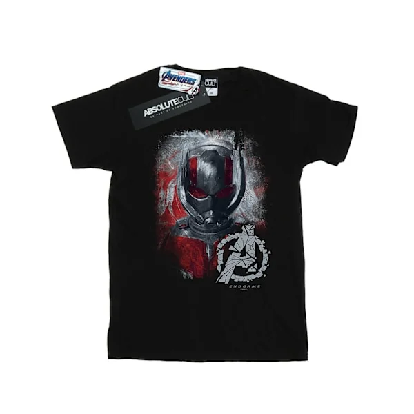 Marvel Mens Avengers Endgame Ant-Man Borstad T-shirt M Svart